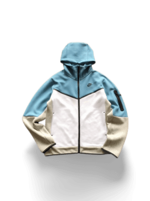 NK TECH FLEECE – LIGHT BLUE/WHITE/GREY (completa)